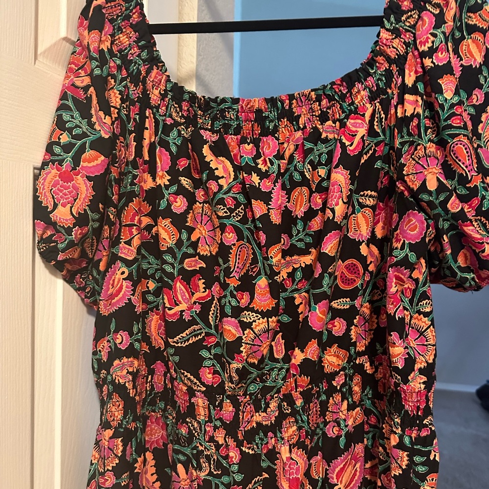 Maxi tired Know Rose Dress, Size XXL - Picture 3 of 4